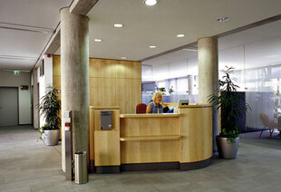  Blick ins Servicezentrum